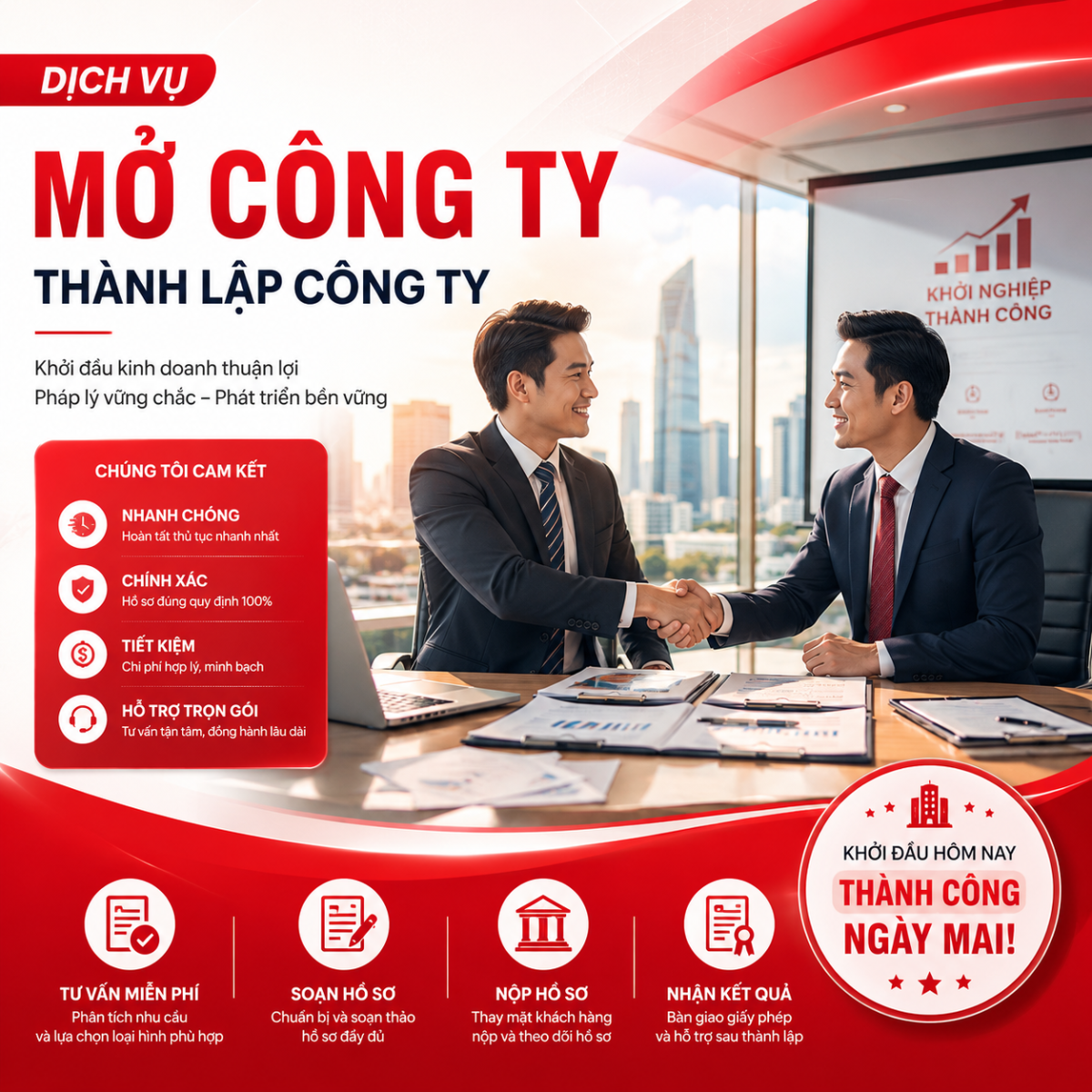 Dịch vụ soạn thảo hồ sơ thành lập công ty